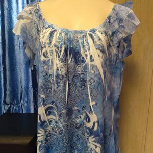 Jane Ashley Top, Frilly Top, Casual Top